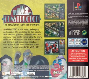 Constructor (EU) box cover back